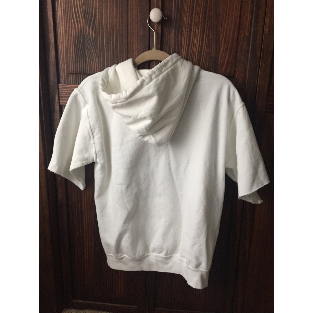 White Short Sleeve Gun ‘N Roses Hoodie - Picture 3 of 3